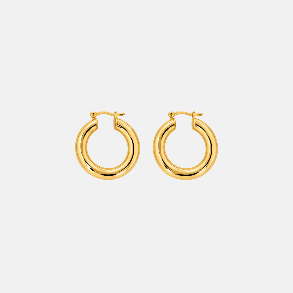 Tube Hoop Earrings