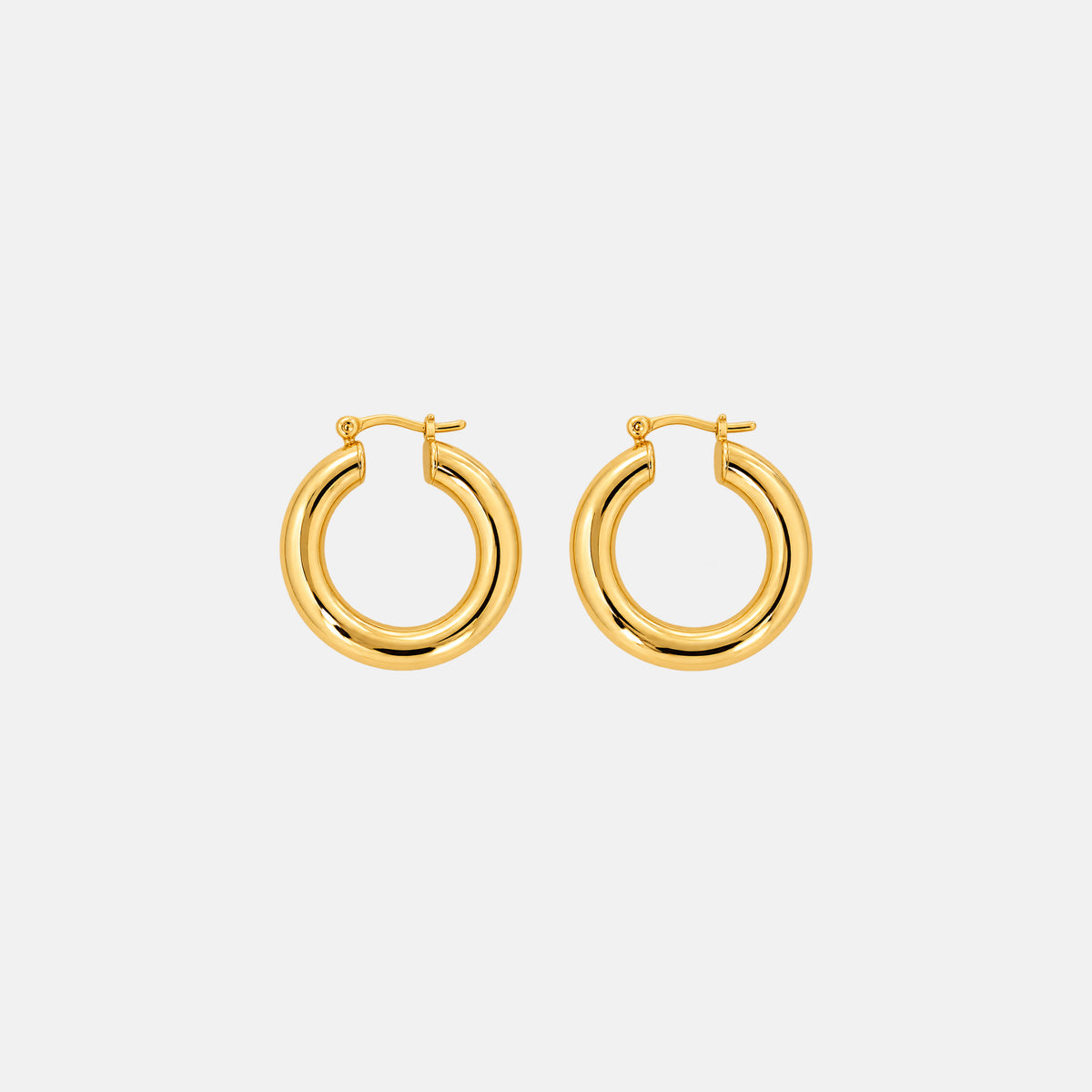 Tube Hoop Earrings