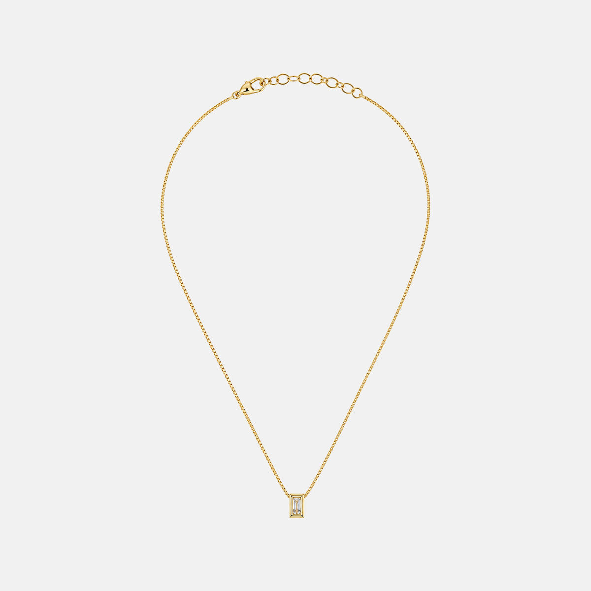 Baguette Necklace